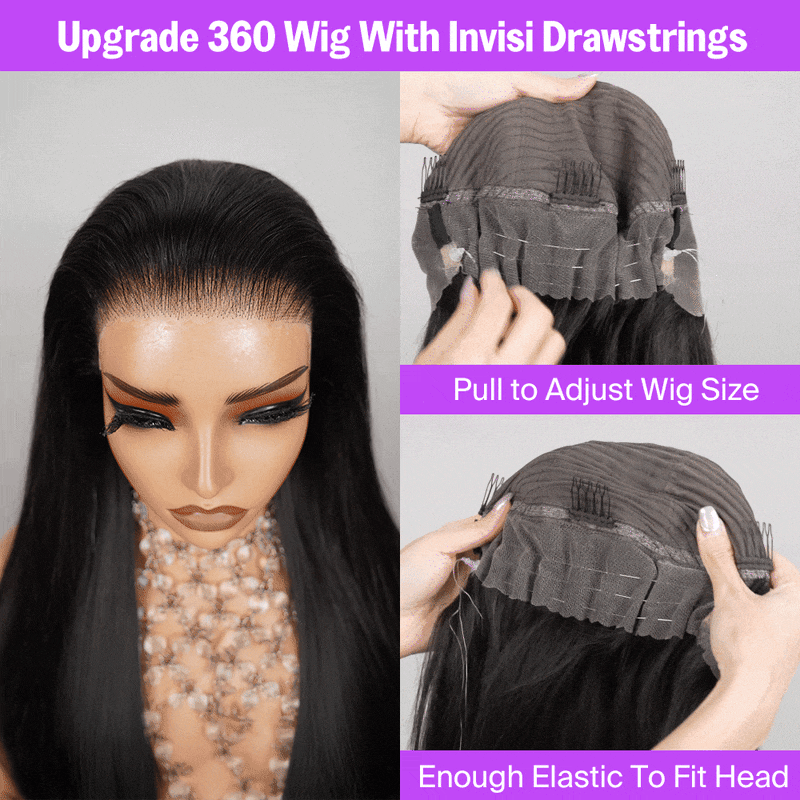 360 Lace Frontal Wigs 100% Remy Water Wave Human Hair Wigs Preplucked With Baby Hair