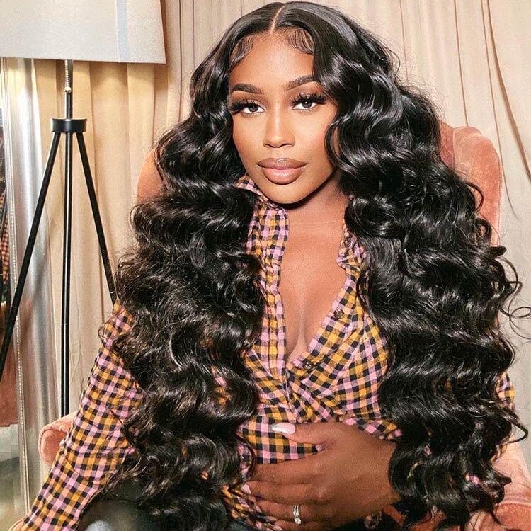 Pre Cut Lace | Easy Wear And Go Wig Glueless 6X5 HD Lace Wig Loose Wave Human Hair Wigs