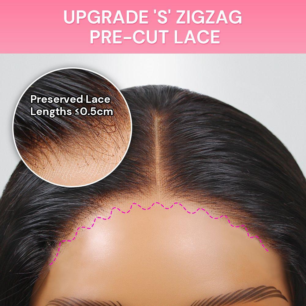 WOWANGEL Highlight Curly 5X5 HD Lace Closure Wig Wear & Go Glueless Wig