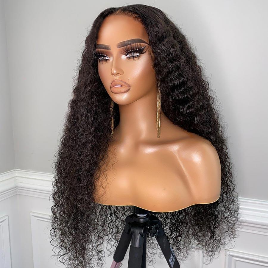 WOWANGEL Pre-Everything 9X6 Wear Go Glueless Wig Deep Wave HD Lace Closure Wigs