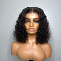 WOWANGEL Pre-Everything Curly Bob 9X6 Wear Go Glueless HD Lace Wig