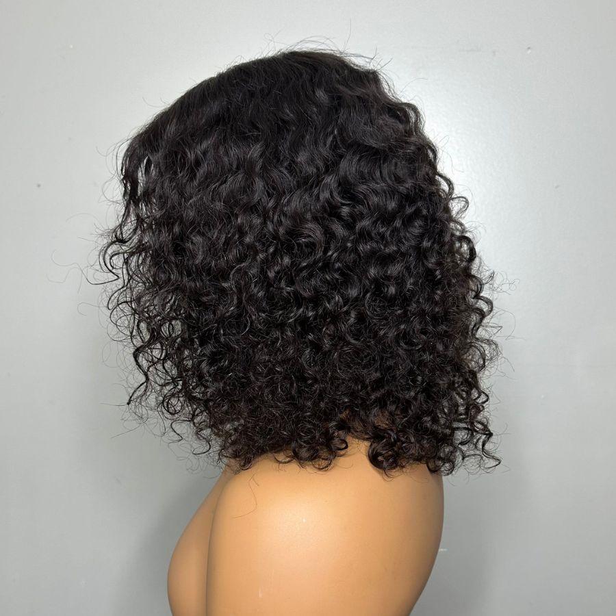 WOWANGEL Pre-Everything Curly Bob 9X6 Wear Go Glueless HD Lace Wig