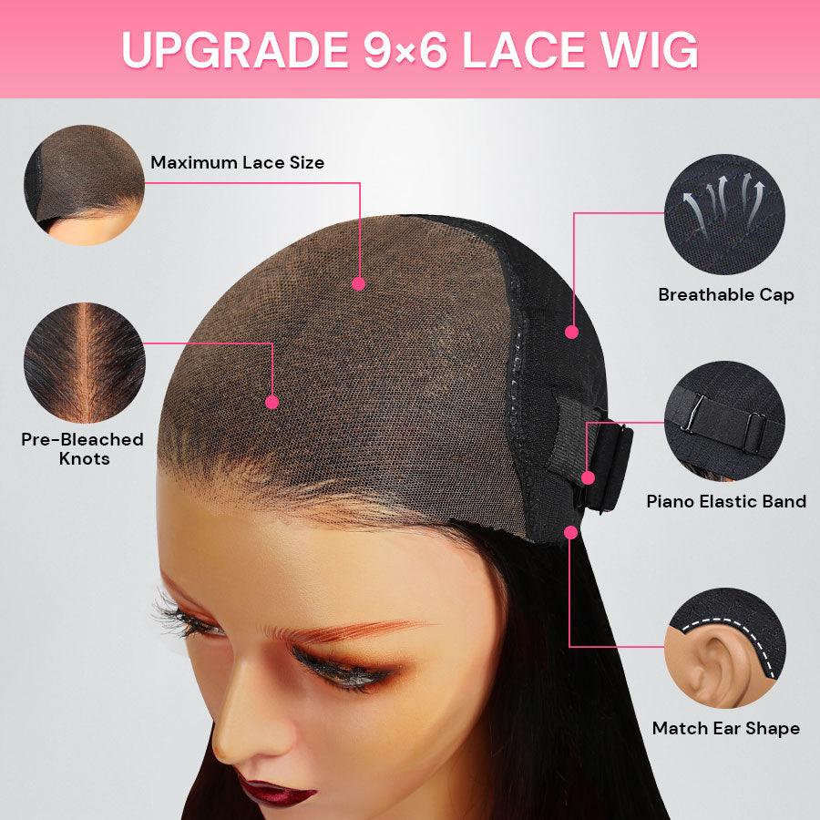 WOWANGEL Pre-Everything Curly Bob 9X6 Wear Go Glueless HD Lace Wig