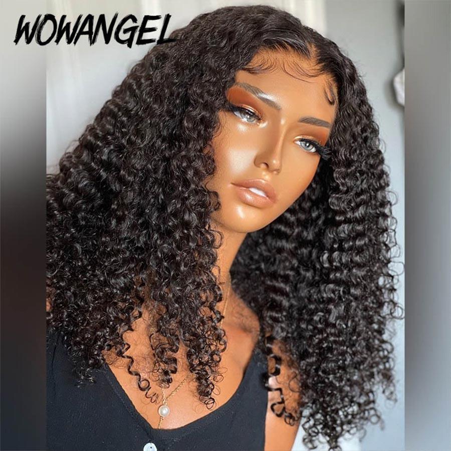 WOWANGEL Wear & Go 5x5 HD Lace Closure Wig Deep Curly Pre-Everything Glueless Wig