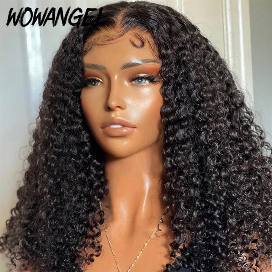 WOWANGEL Wear & Go 5x5 HD Lace Closure Wig Deep Curly Pre-Everything Glueless Wig