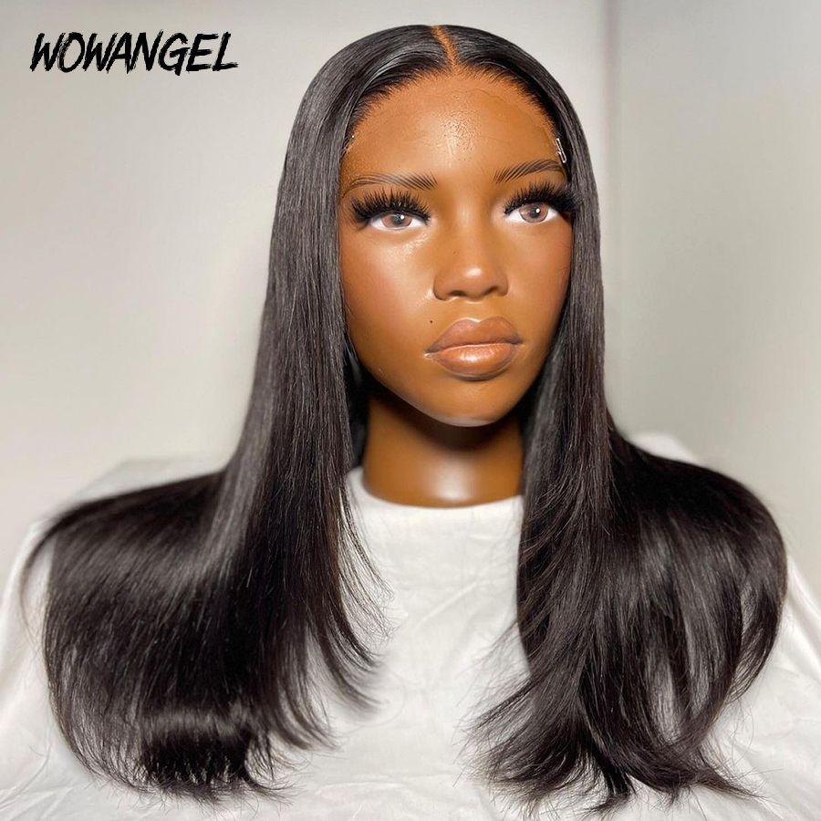 WOWANGEL Wear & Go 5x5 HD Lace Closure Wig Straight Pre-Everything Glueless Wig