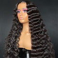 WOWANGEL Wear & Go 5X5 Skinlike Real HD Lace Closure Wig Loose Deep Wave Glueless Wig